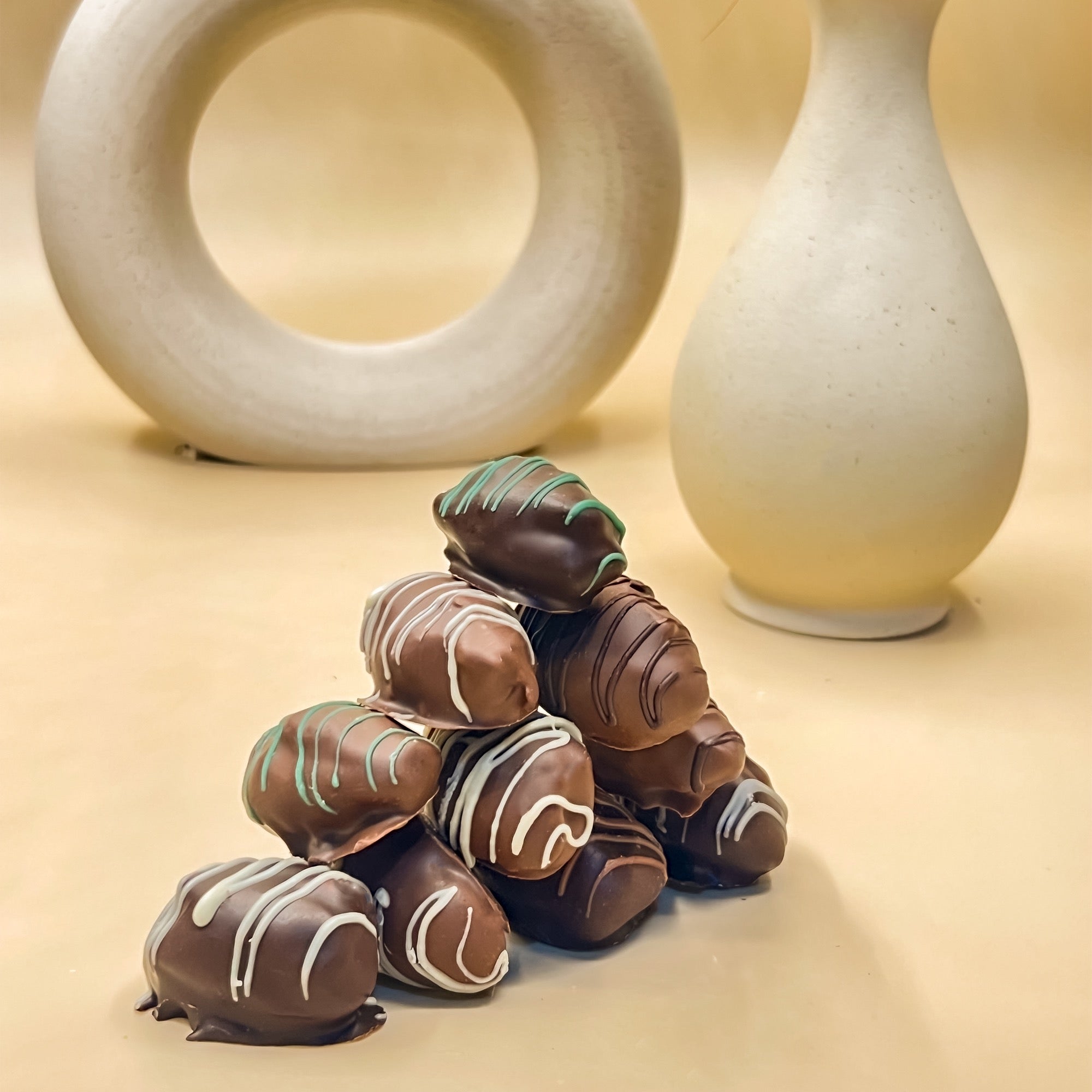 Belgian Chocolate Hand Coated Stuffed Dates